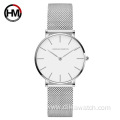 Women Watch Japan Quartz Movement Simple Waterproof Rose Gold Stainless Steel Mesh Hannah Martin 36 Ladies watches